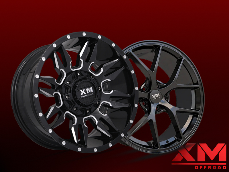 XM black rims