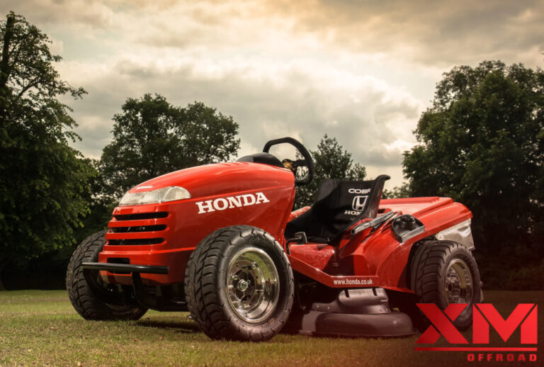 Honda Mean Mower: A 109-hp, 130-mph Lawn Tractor - Xtreme Mudder Wheels